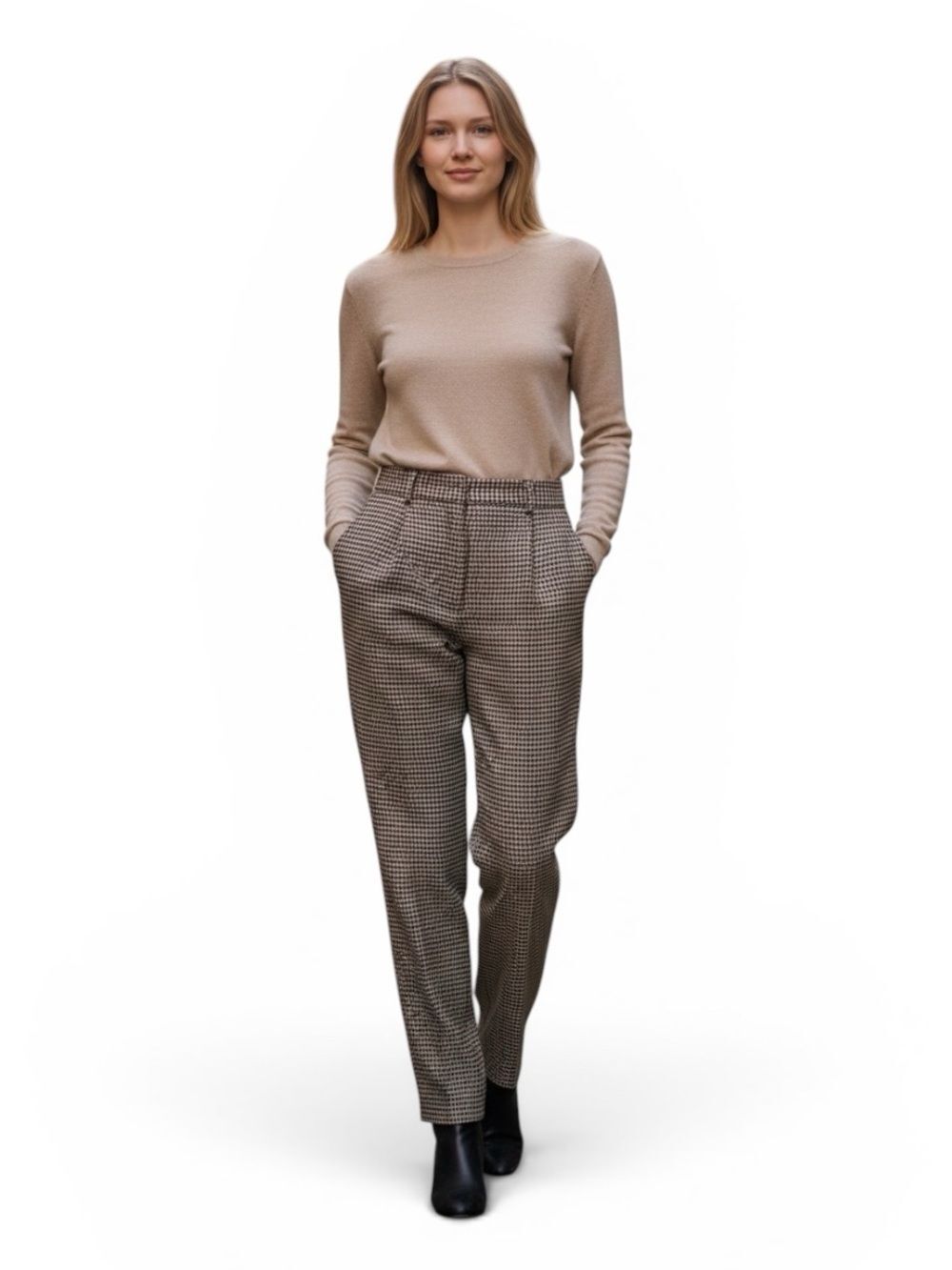 Vintage Breeches Wool / Alpaca Blend High Rise Pants 12